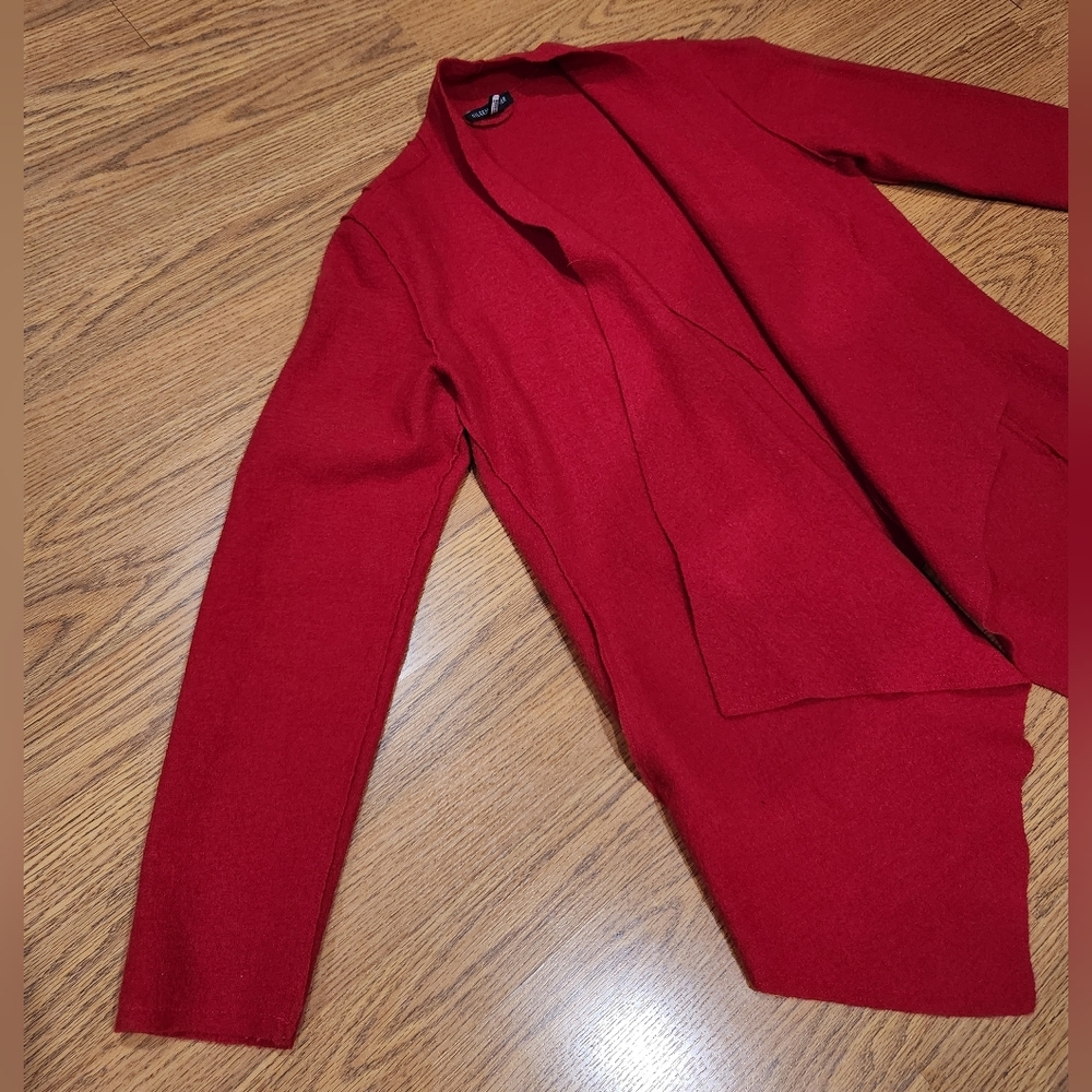 Eileen Fisher Women's Red Cardigan Size XS - Picture 2 of 7